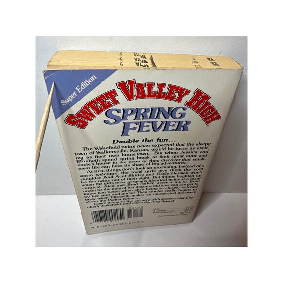 Sweet Valley High Super Edition First Edition First Print Book Spring Fever - Picture 5 of 10